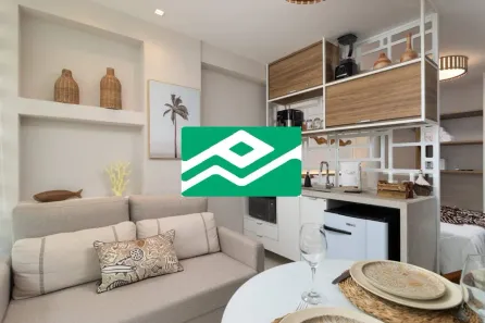 Apartamento com 1 Quarto à venda, 22m² no Merepe, Ipojuca