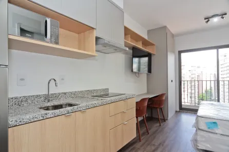 Apartamento com 1 Quarto para alugar, 24m² no Vila Nova Conceição, São Paulo