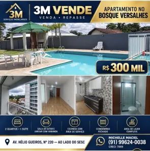 Apartamento com 2 Quartos à venda, 47m² no Quarenta Horas (Coqueiro), Ananindeua