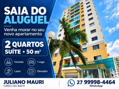 Apartamento com 2 Quartos à venda, 50m² no Valparaíso, Serra