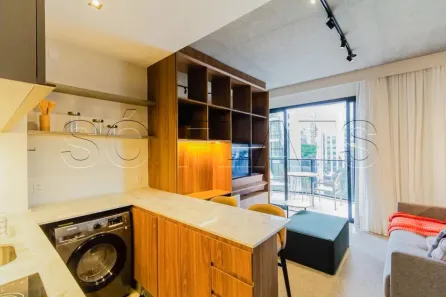Flat com 1 Quarto para alugar, 45m² no Vila Olímpia, São Paulo