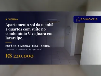 Apartamento com 2 Quartos à venda, 47m² no Estância Monazítica, Serra