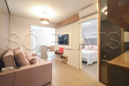 Flat com 1 Quarto para alugar, 35m² no Pinheiros, São Paulo
