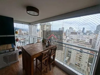 Apartamento com 3 Quartos à venda, 100m² no José Menino, Santos
