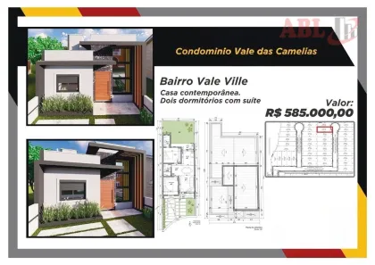 Casa com 2 Quartos à venda, 74m² no Parque da Matriz, Gravataí