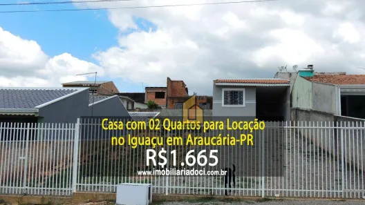 Casa com 2 Quartos para alugar, 61m² no Iguaçu, Araucária