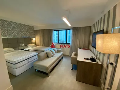 Flat com 1 Quarto para alugar, 28m² no Indianópolis, São Paulo