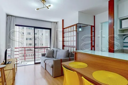 Flat com 1 Quarto à venda, 34m² no Moema, São Paulo