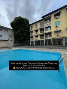 Apartamento com 3 Quartos à venda, 82m² no Adrianópolis, Manaus