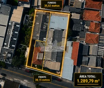 Lote/Terreno à venda, 800m² no Jardim Bom Pastor, Santo André