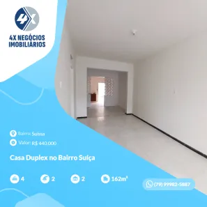 Casa com 4 Quartos à venda, 162m² no Suíça, Aracaju