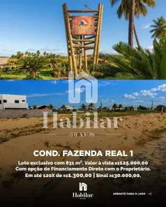 Lote/Terreno à venda, 831m² no , Itaporanga D'Ajuda