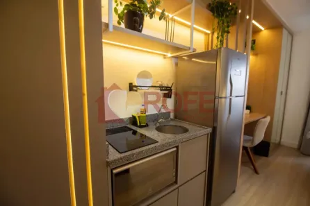 Apartamento com 1 Quarto à venda, 23m² no Cidade Monções, São Paulo