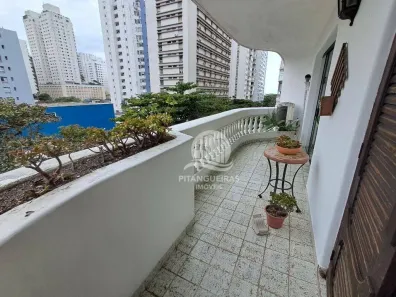 Apartamento com 2 Quartos para alugar, 130m² no Pitangueiras, Guarujá