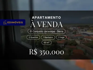 Apartamento com 2 Quartos à venda, 50m² no Conjunto Jacaraípe, Serra