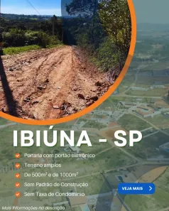 Lote/Terreno à venda, 500m² no Ibiúna, Ibiúna