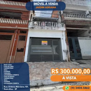 Casa com 2 Quartos à venda, 137m² no Jardim Adriana, Guarulhos