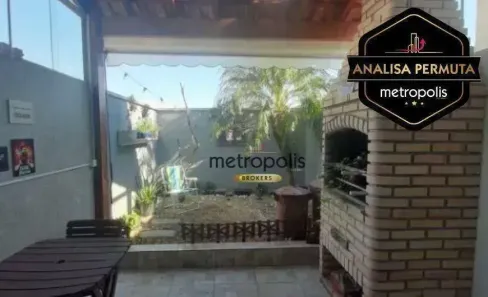 Sobrado com 3 Quartos à venda, 156m² no Vila Junqueira, Santo André