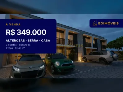 Casa com 2 Quartos à venda, 51m² no Alterosas, Serra