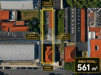 Lote/Terreno à venda, 561m² no Vila Lusitânia, São Bernardo do Campo