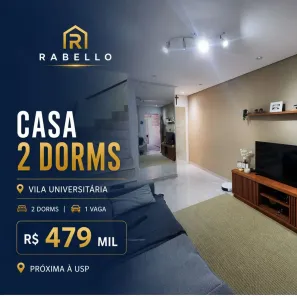 Sobrado com 2 Quartos à venda, 90m² no Vila Universitária, São Paulo