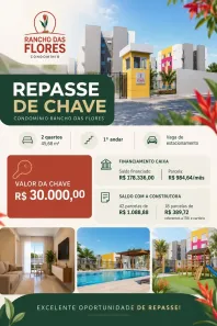 Apartamento com 2 Quartos à venda, 45m² no , São José de Ribamar