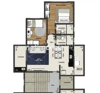 Apartamento com 2 Quartos à venda, 61m² no Indaiá, Belo Horizonte