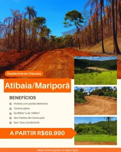 Lote/Terreno à venda, 600m² no Terra Preta (Terra Preta), Mairiporã