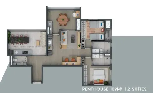 Apartamento com 2 Quartos à venda, 85m² no Vila Cordeiro, São Paulo
