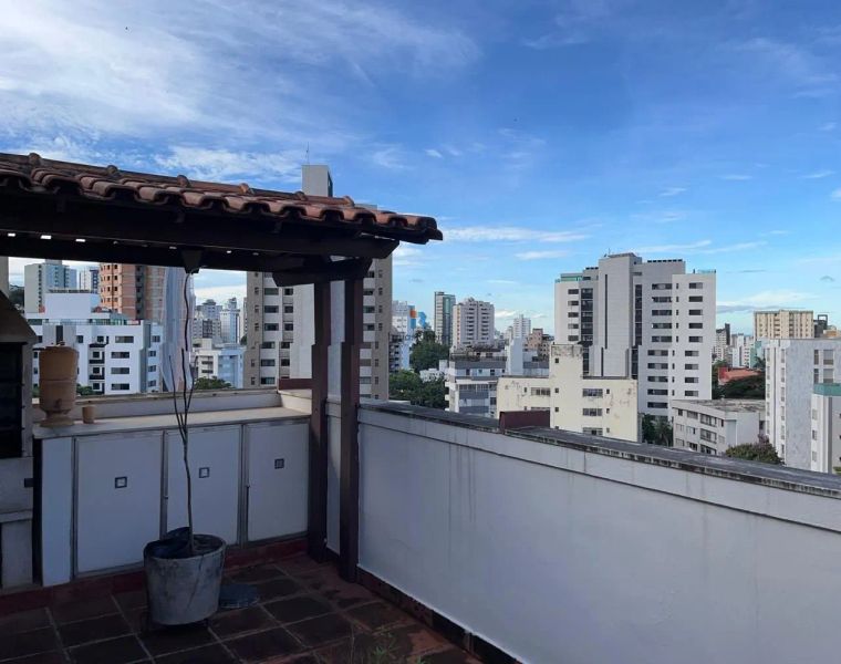 Cobertura com 3 quartos — Sion, Belo Horizonte