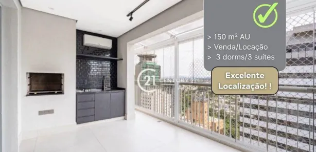 Apartamento com 3 Quartos para venda ou aluguel, 150m² no Dezoito do Forte Empresarial/Alphaville., Barueri