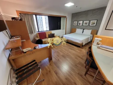 Flat com 1 Quarto para alugar, 28m² no Itaim Bibi, São Paulo
