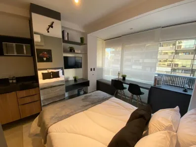 Apartamento com 1 Quarto para alugar, 26m² no Pinheiros, São Paulo