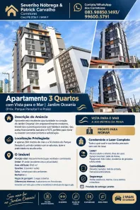 Apartamento com 2 Quartos à venda, 58m² no Jardim Oceania, João Pessoa