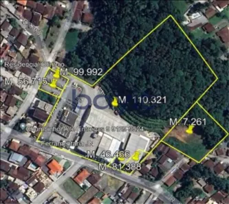Lote/Terreno à venda, 423m² no Iririú, Joinville