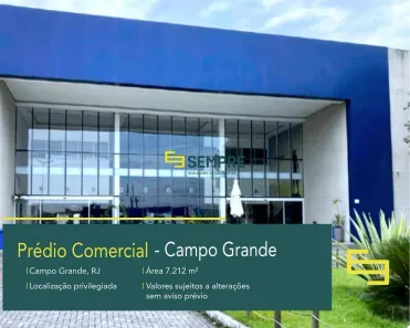 Prédio Comercial para alugar, 7212m² no Campo Grande, Rio de Janeiro