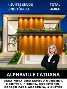 Casa de Condomínio com 4 Quartos à venda, 468m² no Pium (Distrito Litoral), Parnamirim