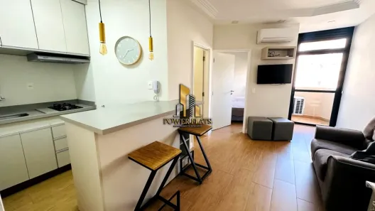 Apartamento com 1 Quarto para alugar, 35m² no Indianópolis, São Paulo