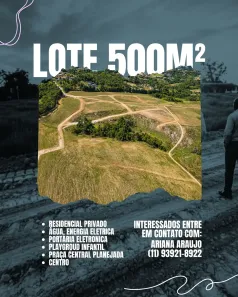 Lote/Terreno à venda, 500m² no Centro, Cotia