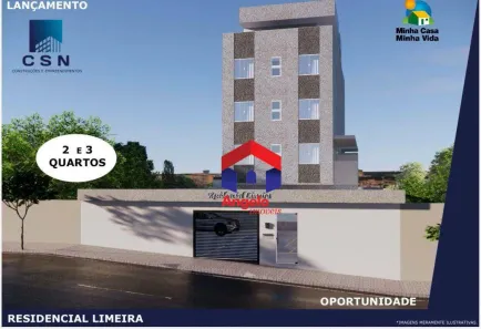 Apartamento com 2 Quartos à venda, 55m² no Piratininga (Venda Nova), Belo Horizonte