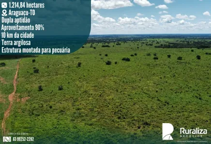 Fazenda/Sítio à venda, 1214m² no , Araguaçu