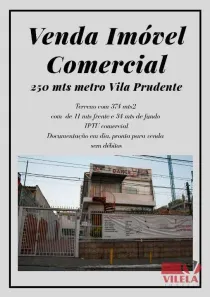 Prédio Comercial à venda, 305m² no Parque da Vila Prudente, São Paulo
