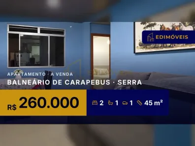 Apartamento com 2 Quartos à venda, 45m² no Balneário de Carapebus, Serra