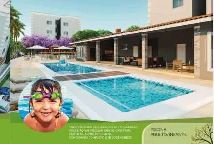 Apartamento com 2 Quartos à venda, 42m² no Miritíua, São José de Ribamar