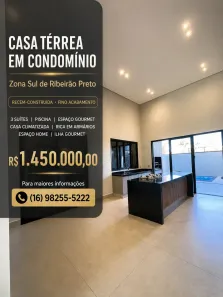 Casa de Condomínio com 4 Quartos à venda, 167m² no Village Costa Sul, Ribeirão Preto