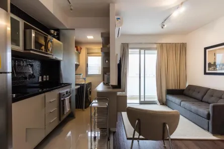 Apartamento com 1 Quarto à venda, 46m² no Santo Amaro, São Paulo