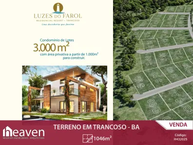 Lote/Terreno à venda, 1046m² no Trancoso, Porto Seguro