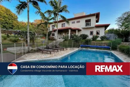 Casa de Condomínio com 5 Quartos para alugar, 523m² no Sítio Recreio dos Cafezais, Valinhos