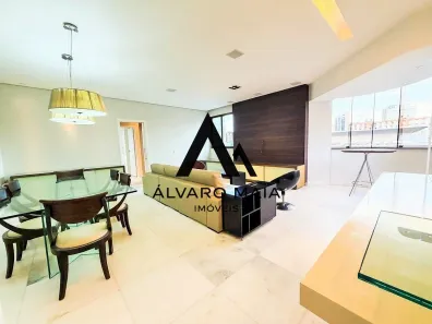 Apartamento com 3 Quartos para alugar, 130m² no Lourdes, Belo Horizonte