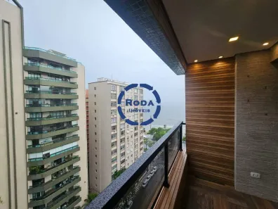 Apartamento com 3 Quartos para alugar, 125m² no Embaré, Santos